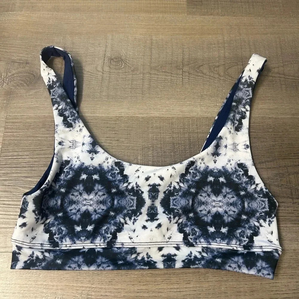 Tie dye bikini top